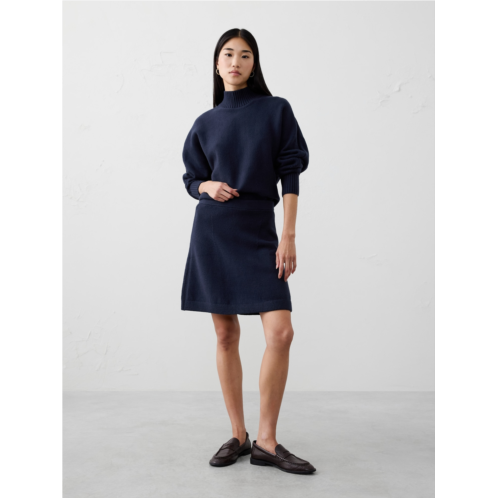 bananarepublic Ribbed Mini Sweater Skirt