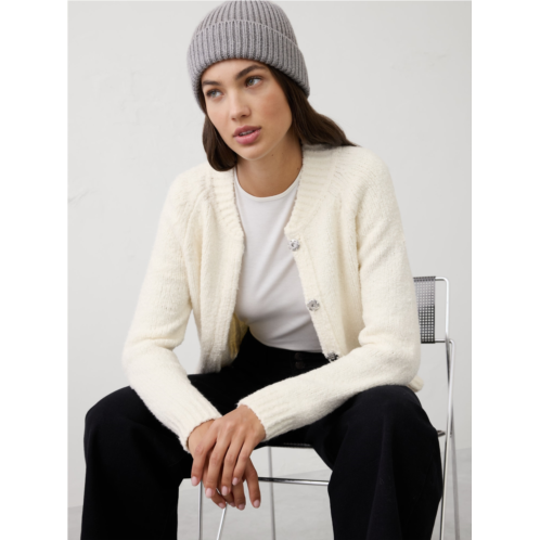 bananarepublic Boucle Bomber Sweater Jacket