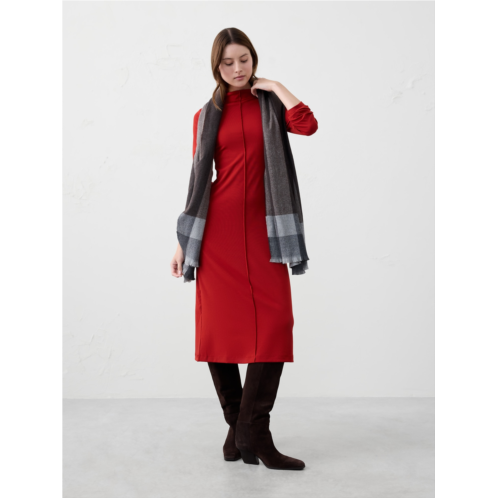 bananarepublic Cozy Ribbed Knit Midi Dress