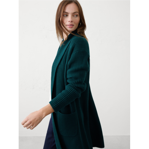 bananarepublic Oversized Ribbed Shawl-Neck Sweater Coat