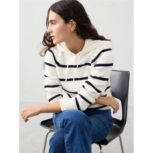 bananarepublic Ribbed Sweater Hoodie