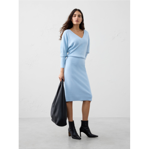 bananarepublic Blouson Knee Length Sweater Dress