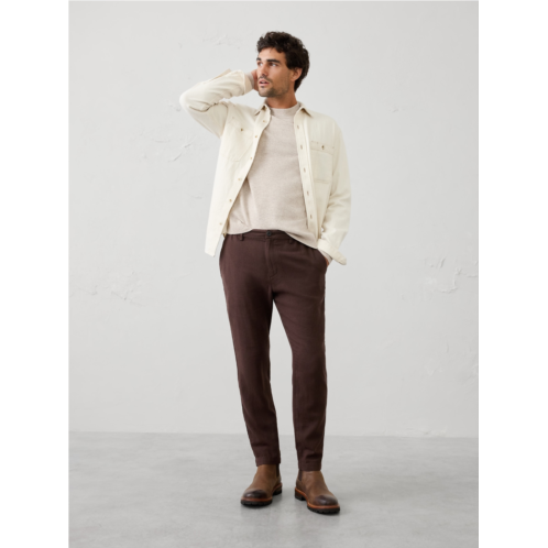 bananarepublic Athletic-Fit Linen-Blend Pant