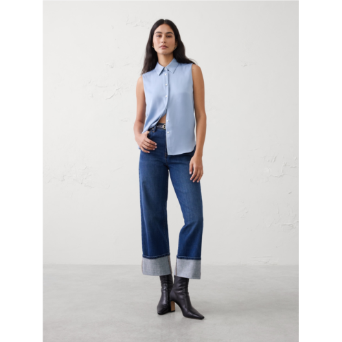 bananarepublic Silky Collared Top