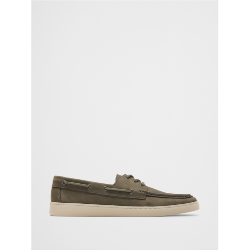 bananarepublic Vegan Suede Boat Shoe