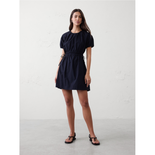 bananarepublic Poplin Pleated Mini Dress