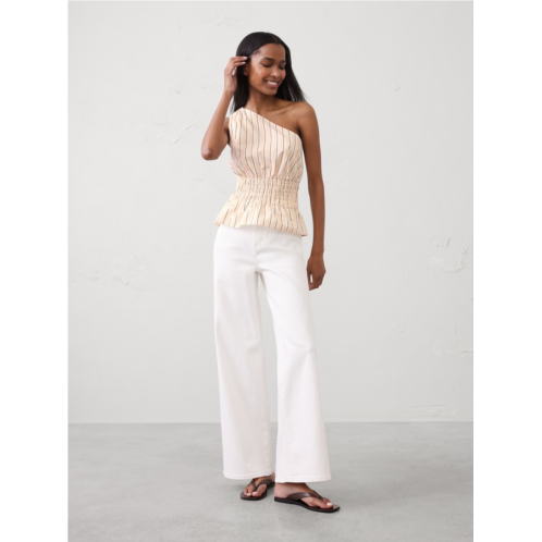 bananarepublic Voile One-Shoulder Smocked Top