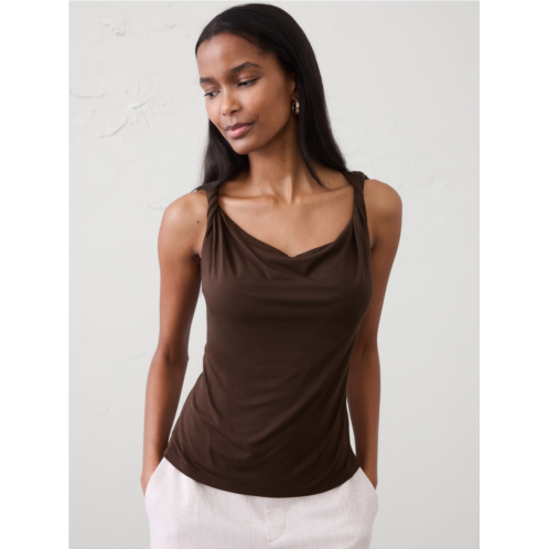 bananarepublic Jersey Twist-Shoulder Top