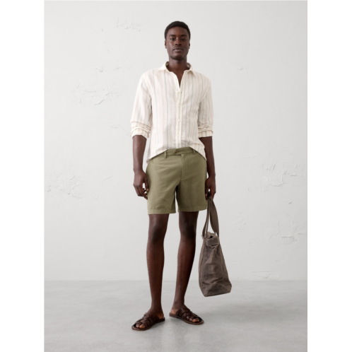 bananarepublic Slim-Fit 7 Linen-Blend Short