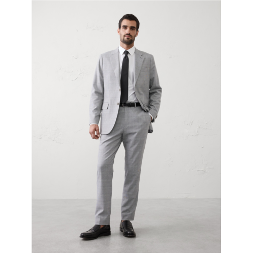 bananarepublic Tailored-Fit Glen Plaid Suit Trouser