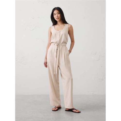 bananarepublic Tencel Cinch-Waist Jumpsuit