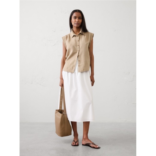 bananarepublic Gauze Soft-Gathered Shirt