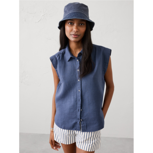 bananarepublic Gauze Soft-Gathered Shirt