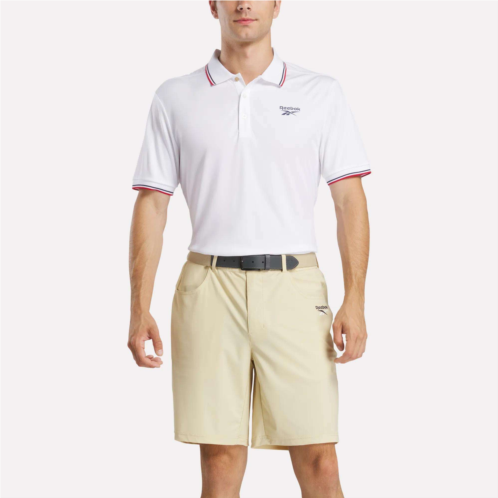Reebok Mens Country Club Oxford Pique Polo Shirt
