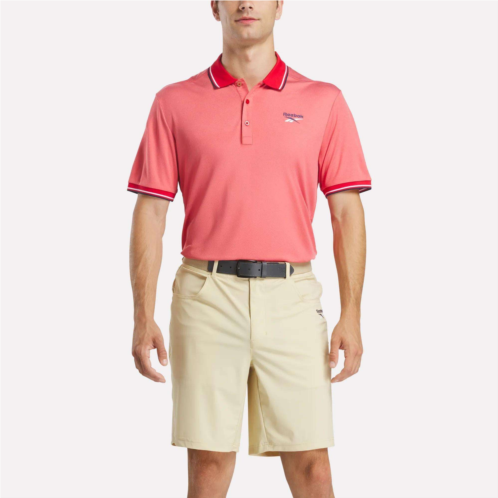 Reebok Mens Country Club Oxford Pique Polo Shirt