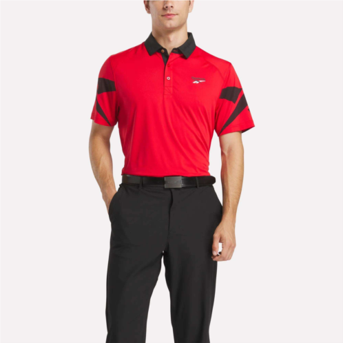 Reebok Mens Signature Vector Colorblocked Polo Shirt