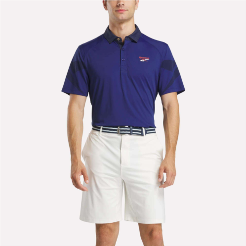 Reebok Mens Signature Vector Colorblocked Polo Shirt