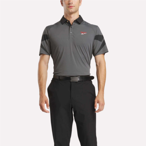 Reebok Mens Signature Vector Colorblocked Polo Shirt