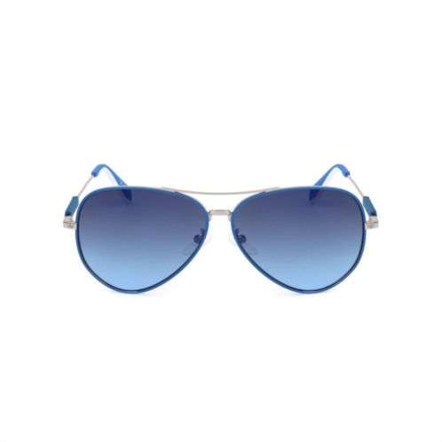 Adidas Unisex Blue Pilot Sunglasses OR0085