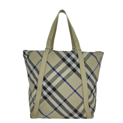 Burberry Check Jacquard Festival Tote Bag
