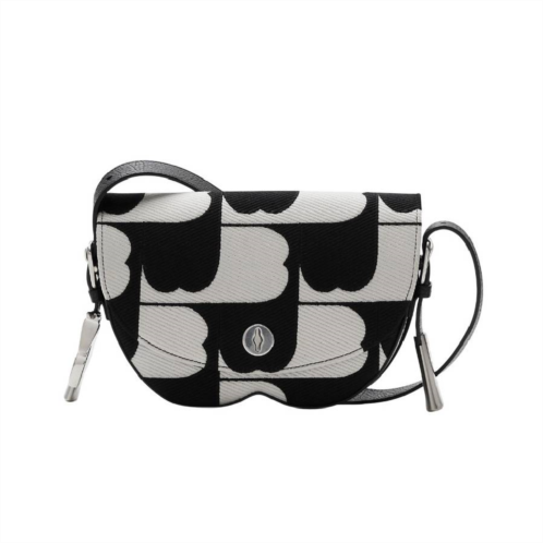 Burberry Chess Print Satchel Bag