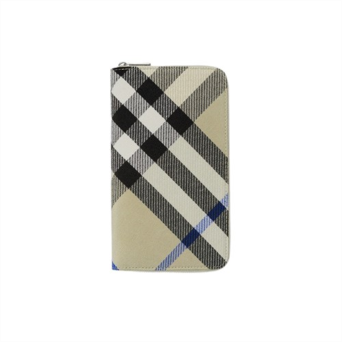 Burberry Large Check Zip Wallet