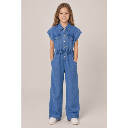 Dior KidsS Blue Denim Jumpsuit Size 6A