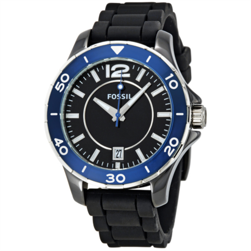 Fossil Black Dial Unisex Watch