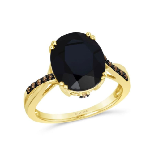 Le Vian Ladies Semi Precious Ring featuring 3 7/8 cts. Onyx set in 14K Honey Gold
