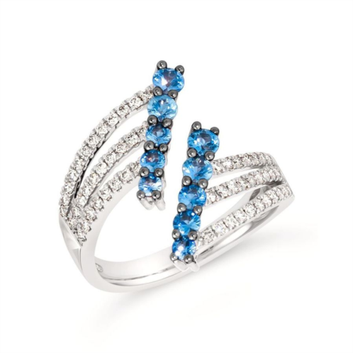 Le Vian Ladies Blueberry Sapphire Ring set in 14K Vanilla Gold