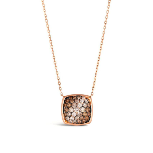 Le Vian Ladies Chocolate Ombre Necklaces set in 14K Strawberry Gold