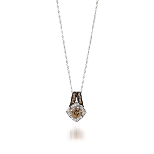 Le Vian Ladies Chocolate Solitaire Necklaces set in 14K Vanilla Gold
