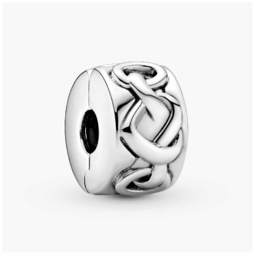 Pandora Knotted Hearts Silver Clip
