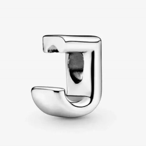 Pandora Letter J Silver Charm