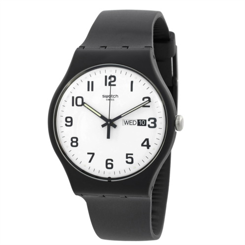 Classic Quartz White Dial Mens Watch