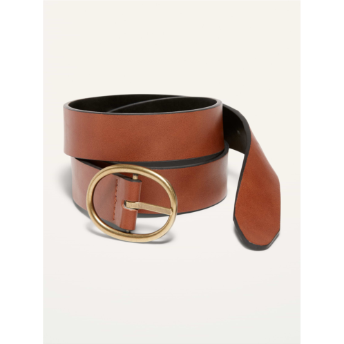 OldNavy Reversible Faux-Leather Belt For Women (1.25-Inch)