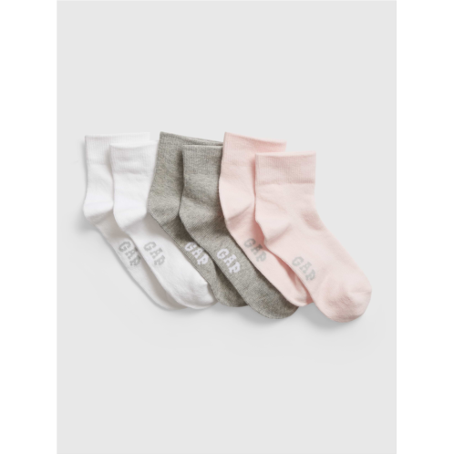 Gap Kids Quarter Crew Socks (3-Pack)