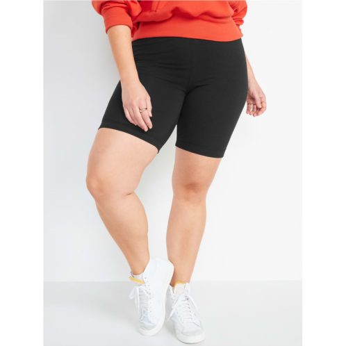 OldNavy High-Waisted Biker Shorts -- 8-inch inseam