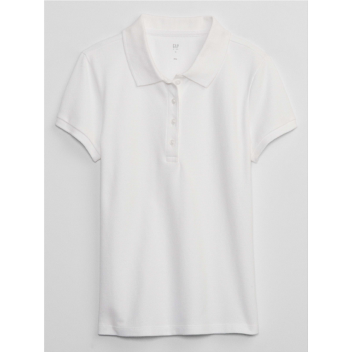 Gap Kids Uniform Stretch Pique Polo Shirt