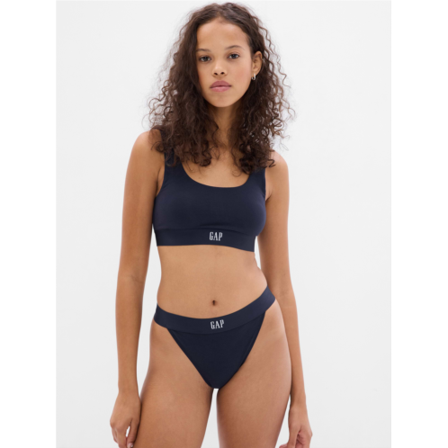 Stretch Cotton Gap Logo Bralette