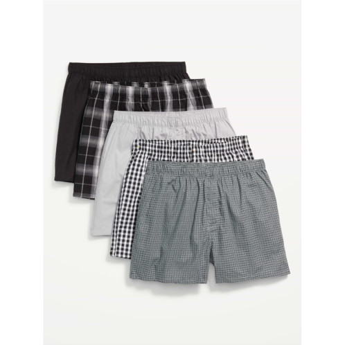 OldNavy 5-Pack Soft-Washed Boxer Shorts -- 3.75-inch inseam