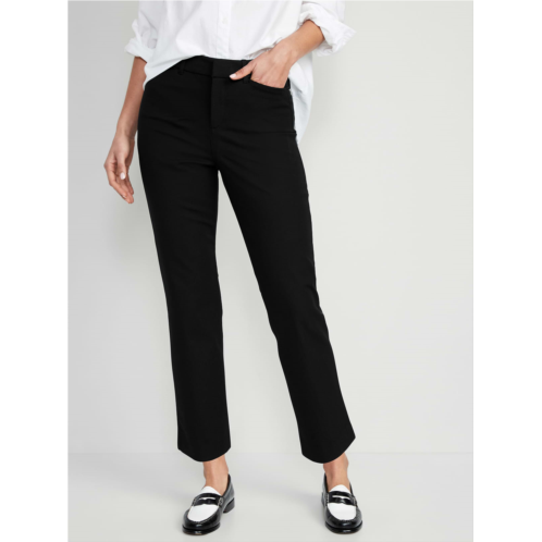 OldNavy High-Waisted Pixie Straight Pants