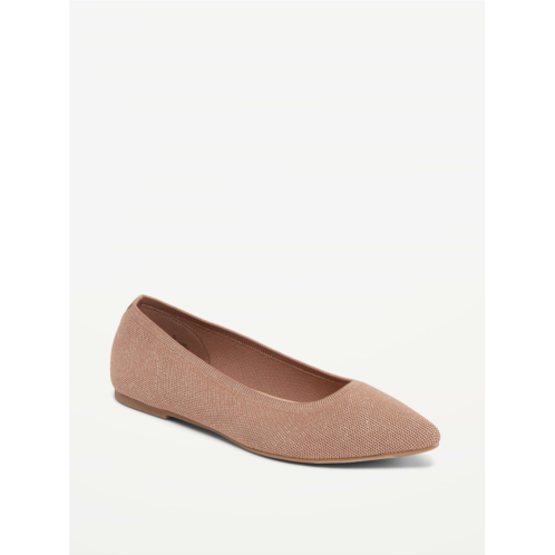 OldNavy Soft-Knit Pointed-Toe Ballet Flats