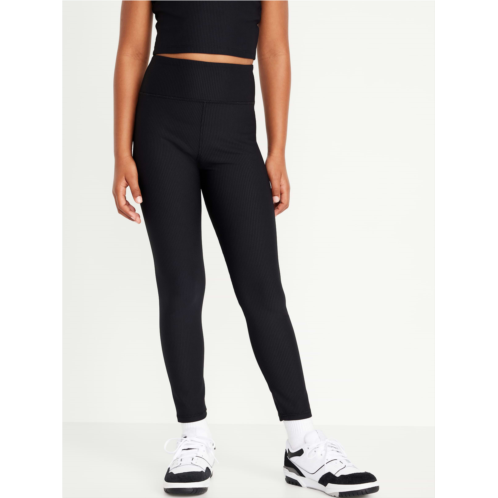 OldNavy High-Waisted PowerSoft 7/8-Length Performance Leggings for Girls