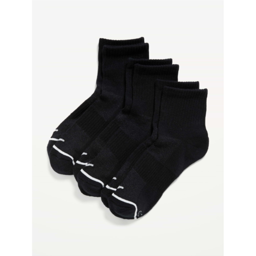 OldNavy 3-Pack Athletic Quarter Crew Socks for Women