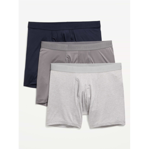 OldNavy Go-Dry Cool Performance Boxer-Brief Underwear 3-Pack -- 5-inch inseam