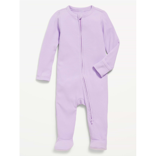 OldNavy Ribbed 2-Way-Zip Sleep & Play Footed One-Piece for Baby