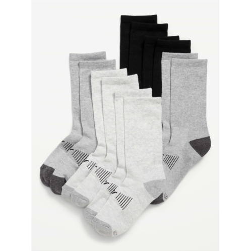 OldNavy Gender-Neutral Crew Go-Dry Socks 6-Pack for Kids