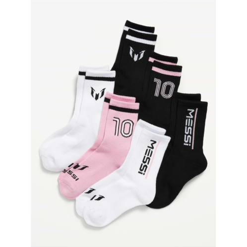 OldNavy Messi Gender-Neutral Crew Socks 6-Pack for Kids