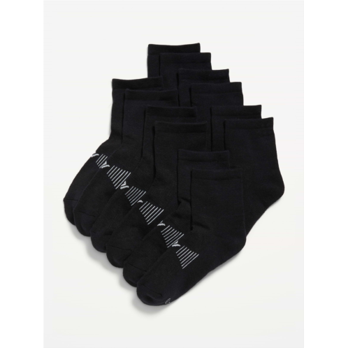 OldNavy Gender-Neutral Quarter Crew Go-Dry Socks 6-Pack for Kids